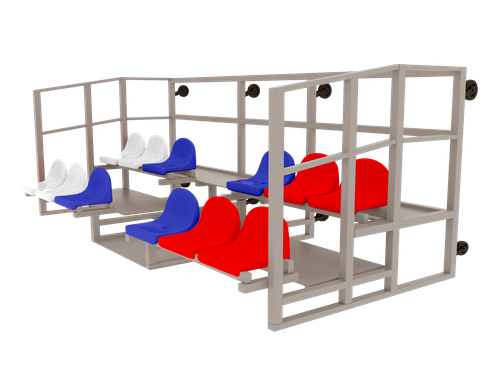 Трибуна мобильная с ограждением