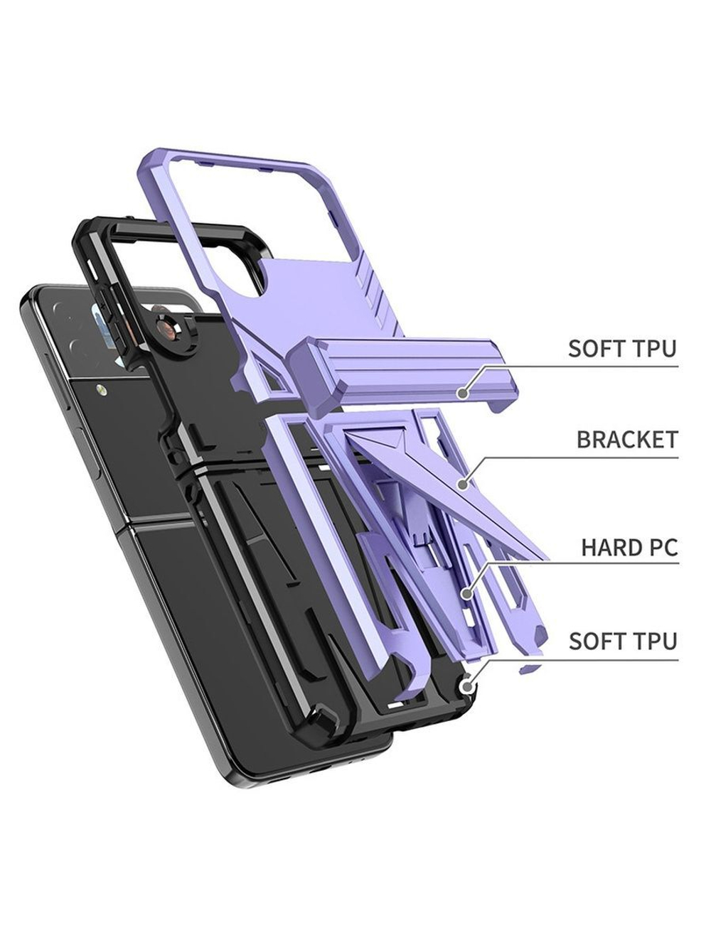 Чехол Rack Case для Samsung Galaxy Z Flip 4