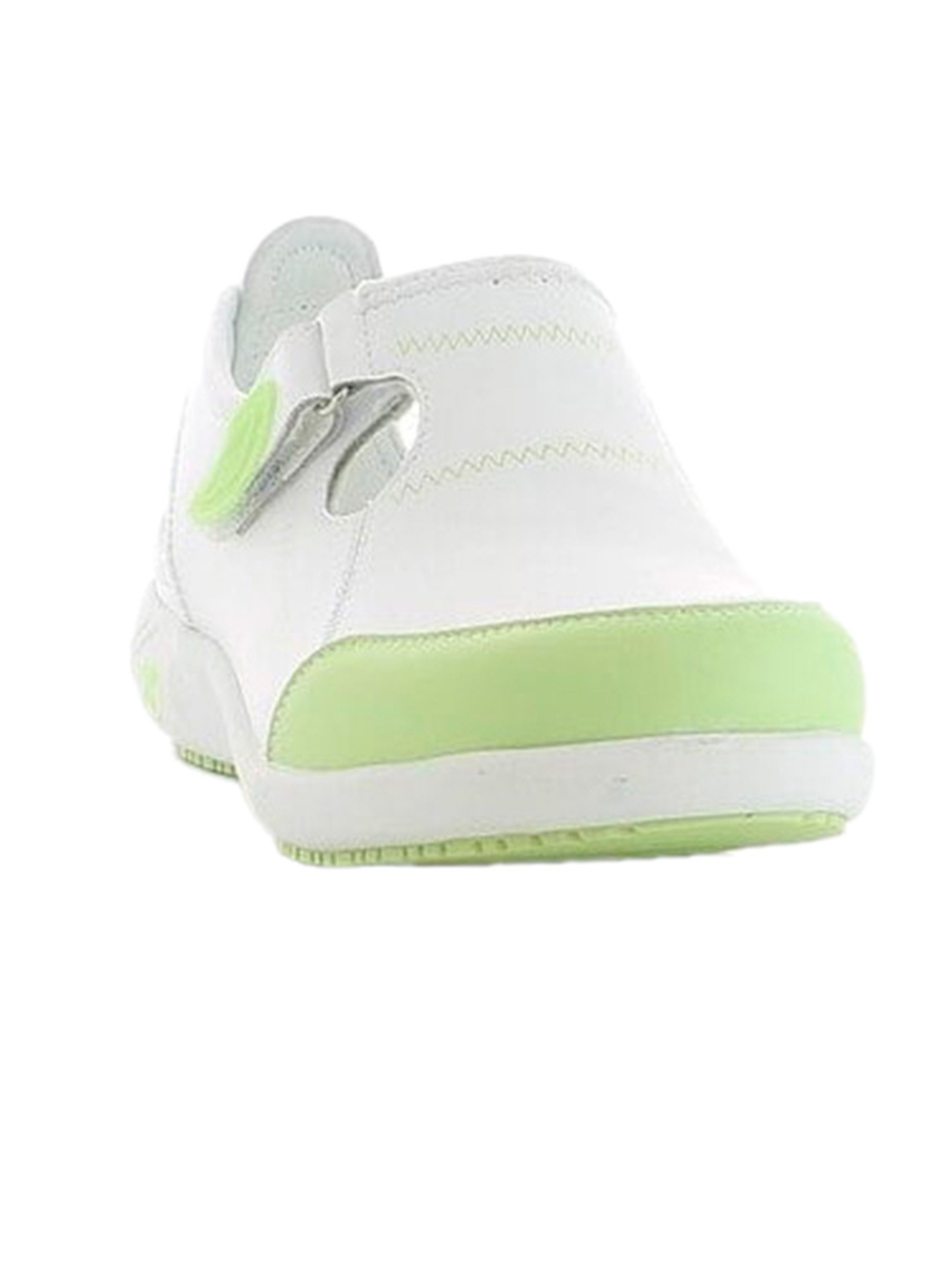 Туфли медицинские OXYPAS SALMA женские на липучках, белый/зеленый, 40