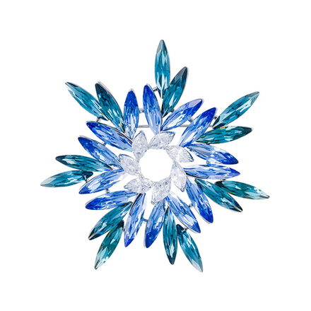 Брошь Fiore Luna ОРЕОЛ Zircon Crystal XR14406A2 BL/S