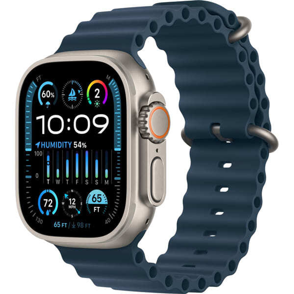 Apple Watch Ultra 2 49mm Ocean Band Blue / Titanium Case