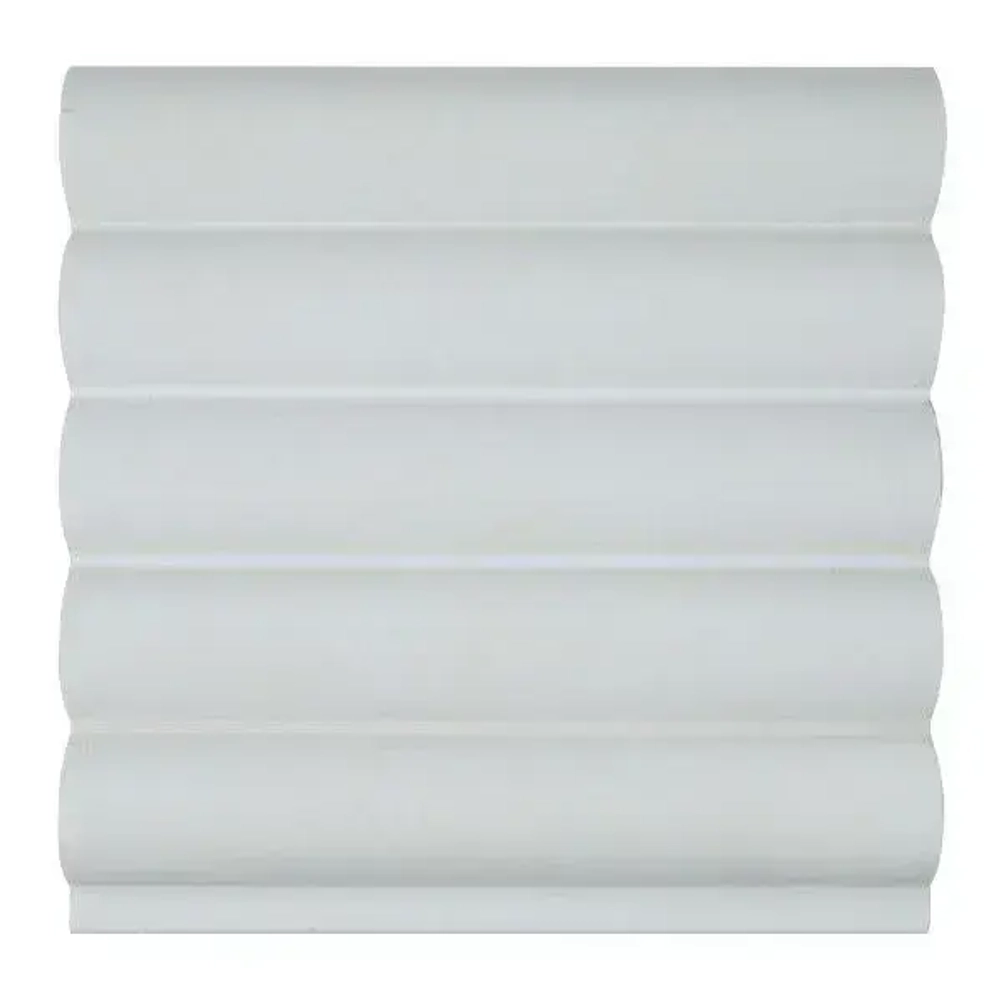 Стеновая панель 3D RAIL EAST (2700х120х12мм) Бриз Белая