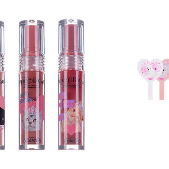 Блески и тинты для губ FLORTTE Beautiful Amelia Lip Serum Water Light Easy-to-Blend Natural 2.6g