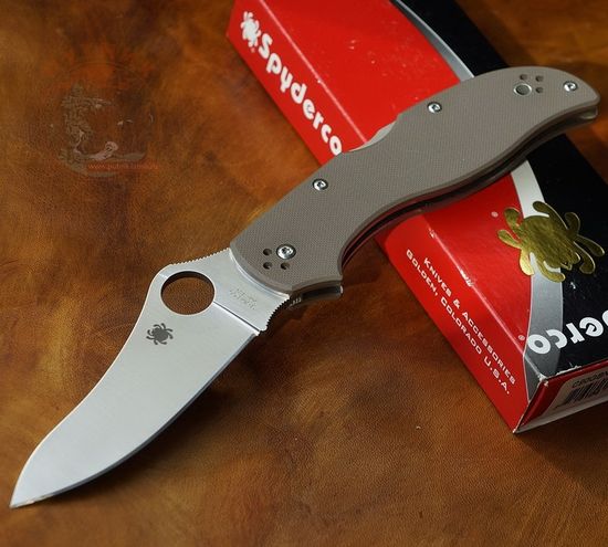 Складной нож Spyderco Stretch 2 90GBNPE2 c клинком из стали ZDP-189, рукоять G10