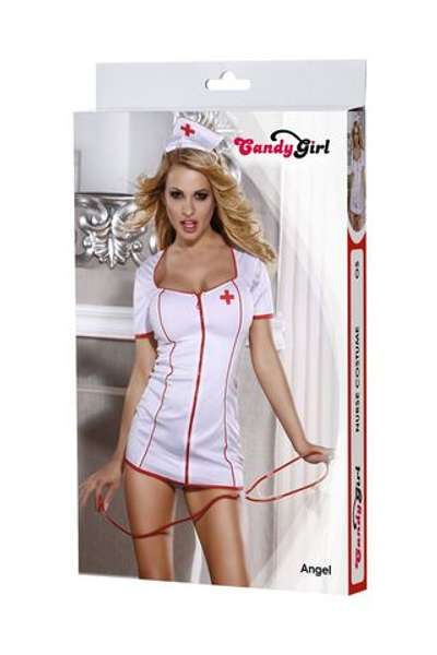 Костюм медсестры Candy Girl Angel , белый, OS