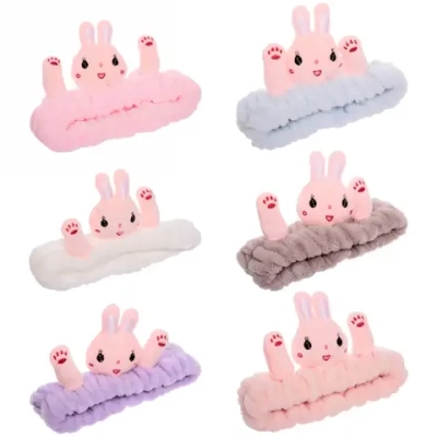 Повязка на голову «Кокетка - Bunny Kika», микс 4 цвета, 6*20 см