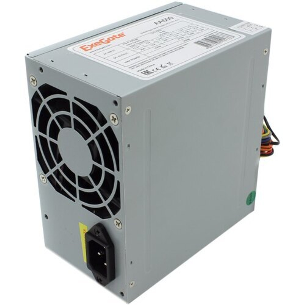 Блок питания  500W ExeGate AA500 ATX (без сетевого шнура в комплекте)