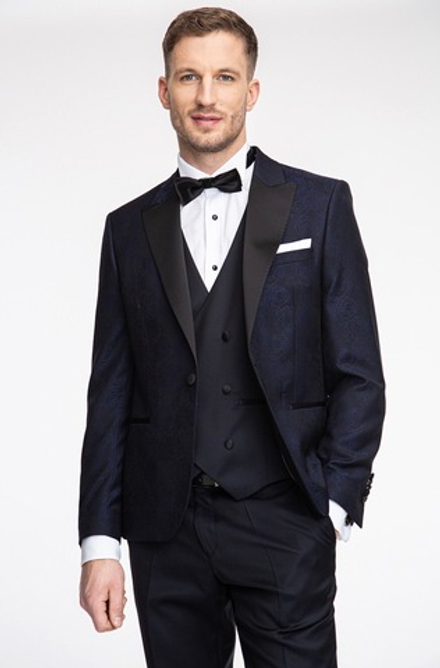 Мужской смокинг (темно-синий) В51