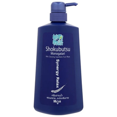 Shokubutsu Крем-гель д/душа муж.Расслабляющий 500мл.