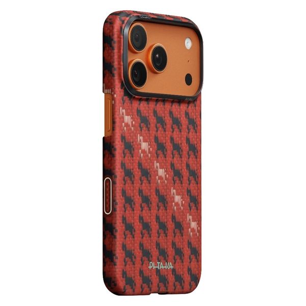 Чехол Pitaka Edge Case для iPhone 17 Pro Max, Бордовый | Maroon