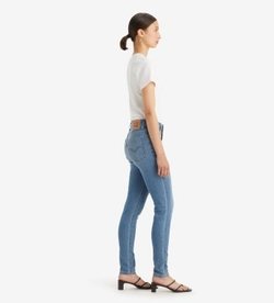 Джинсы женские LEVI'S 721 HIGH RISE SKINNY MED INDIGO - WORN IN