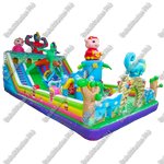 Надувной батут "На страже добра", 15*8*7 м