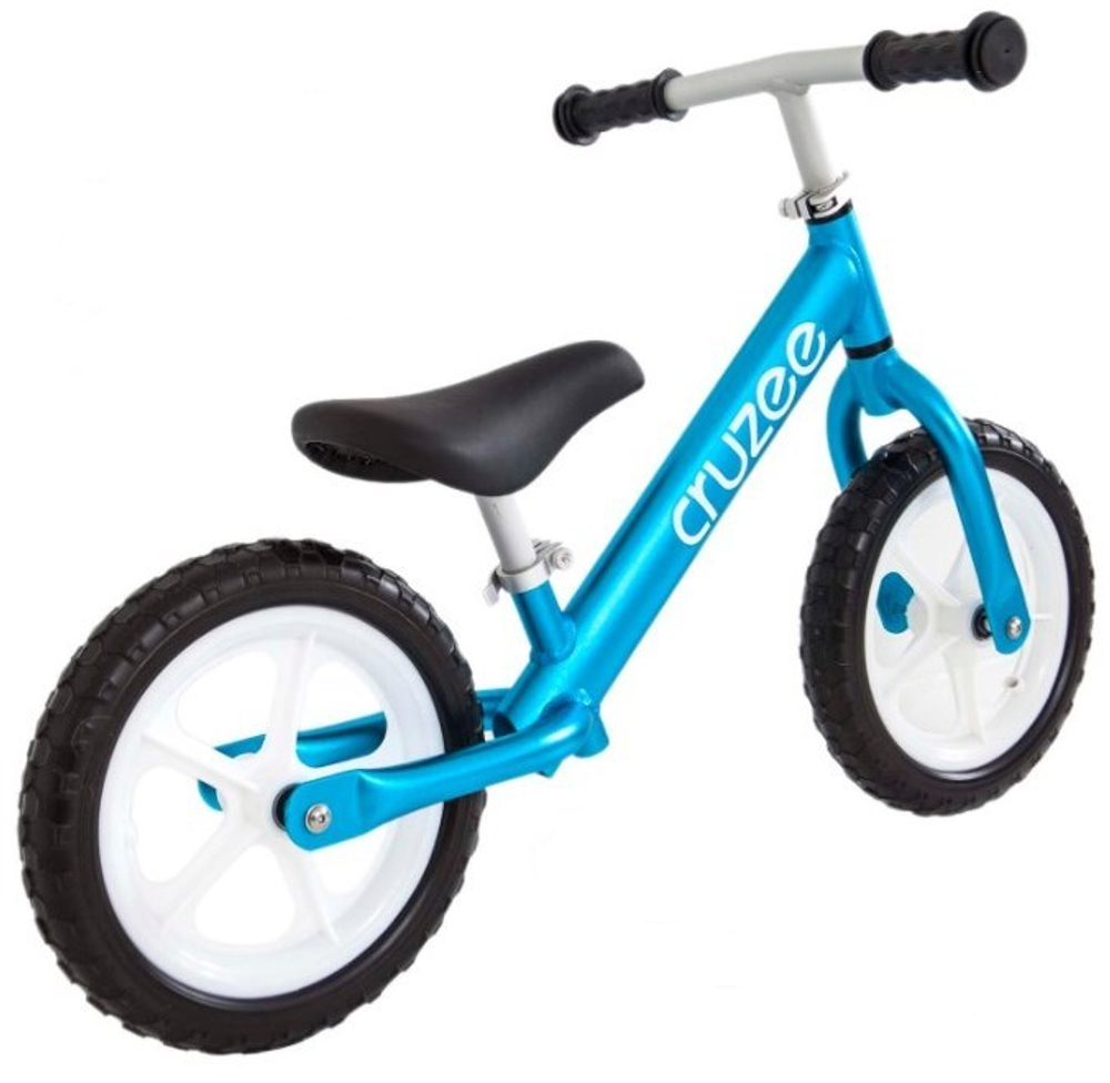 Беговел Cruzee UltraLite Balance Bike, зеленый (+ пневматические колеса)