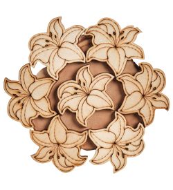 Народные промыслы ДР- 49/ 5 Подставка под горячее 110х10мм