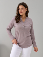 Блузка БЛ-22/темнобежевый-рогожка