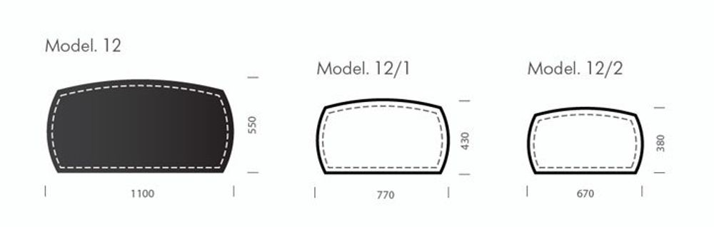 Бювар на стол, кожа натуральная Модель 12.