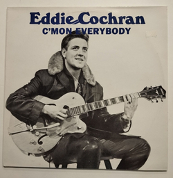 Винтажная виниловая пластинка LP Eddie Cochran CMon Everybody (Denmark 1985)