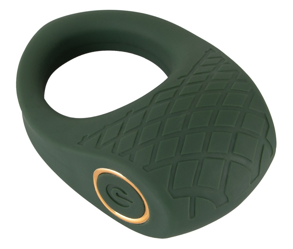Эрекционное кольцо Emerald Love Luxurious с вибрацией