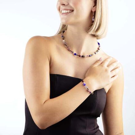 Серьги Coeur de Lion Purple-Blue 2838/20-0807