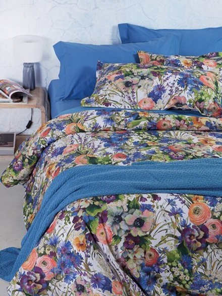 Постельное белье семейное Mirabello Bouquet Di Campo 04В Bianco