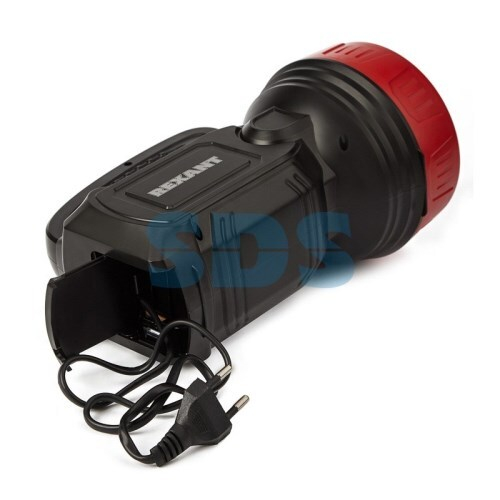 Фонарь ручной аккумуляторный, зарядка 220v (REXANT)