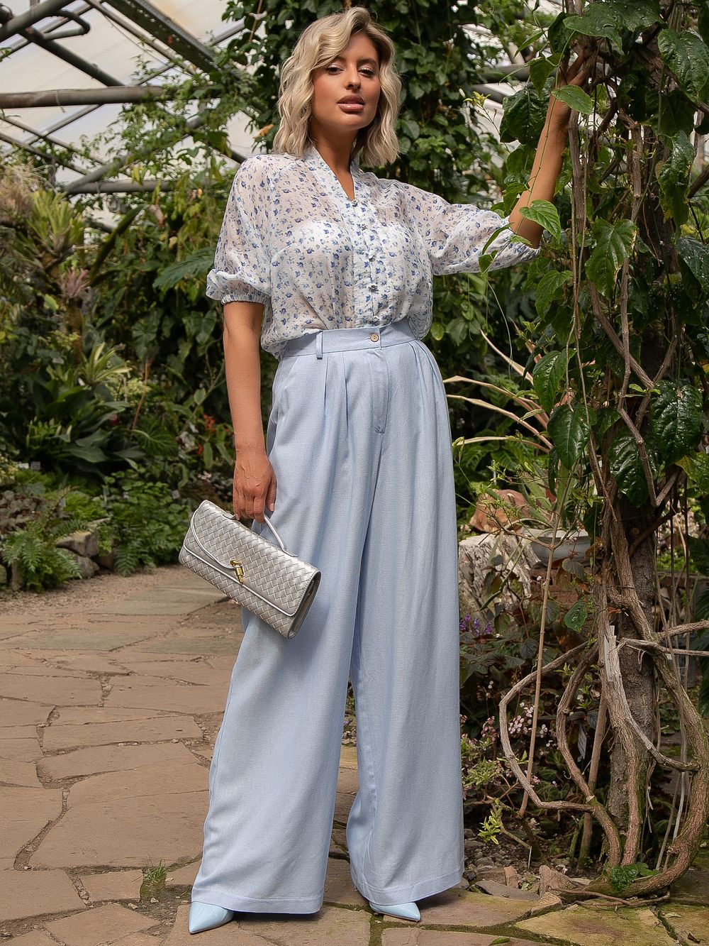 Блуза Агния (белая) Б15488-45М LT Collection