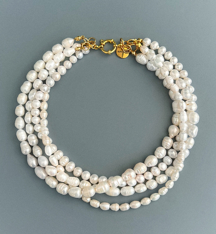 Колье Tres Pearl