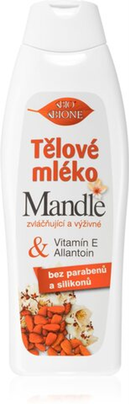 Bione Cosmetics Almonds - питательное молочко для тела с миндальным маслом /   500  ml  / GTIN 8595061603007