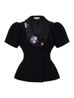 Жакет Odri rose приталенный, черный