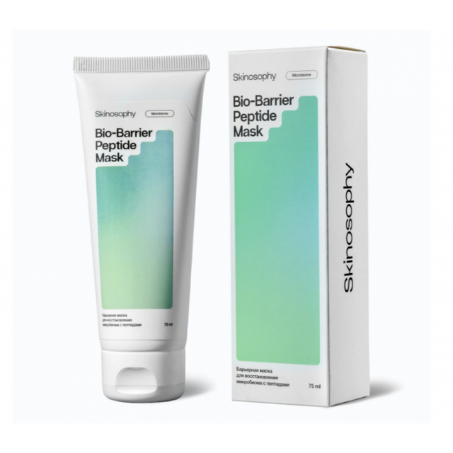 Барьерная маска для восстановления микробиома с пептидами