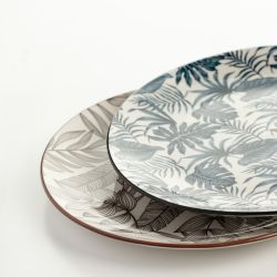Тарелка White Fox WF-TRD23 обеденная фарфор Тропики D 23 см | White Fox