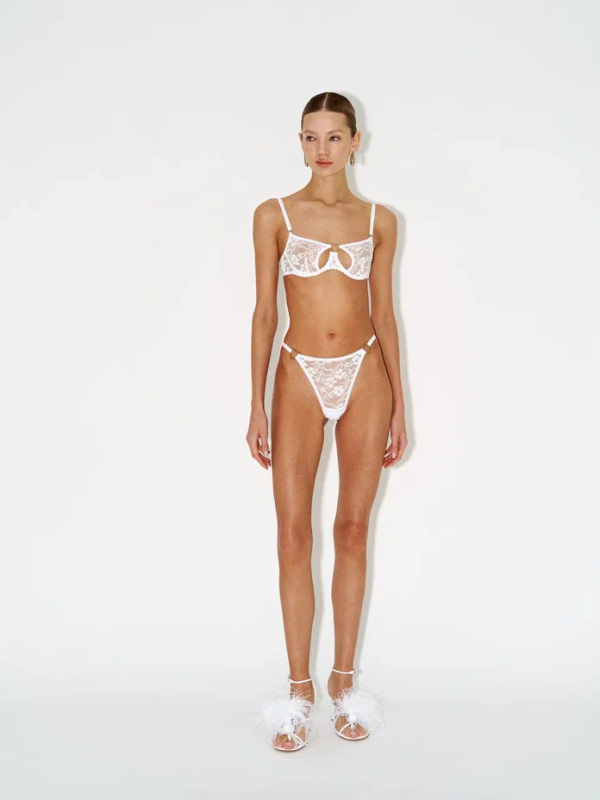 Бюстгальтер celine white flower