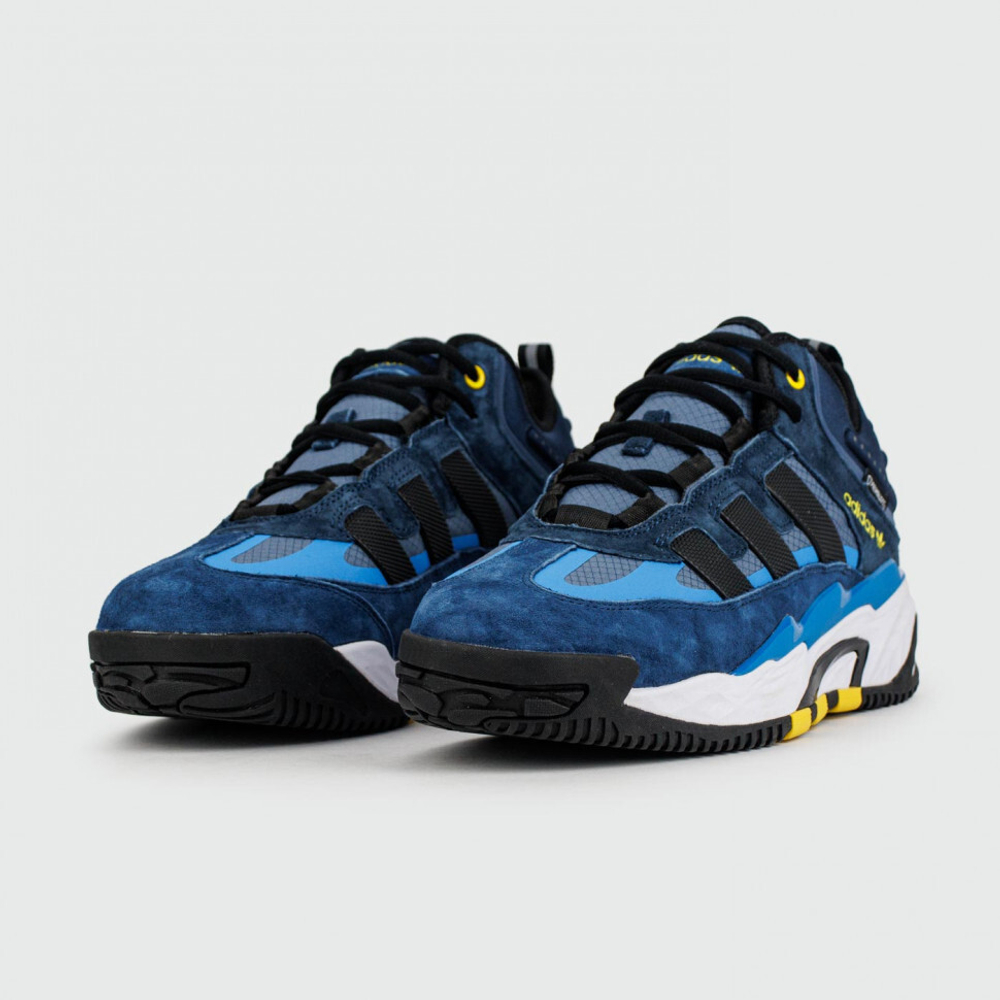 кроссовки Adidas Niteball Blue / White / Black Winter