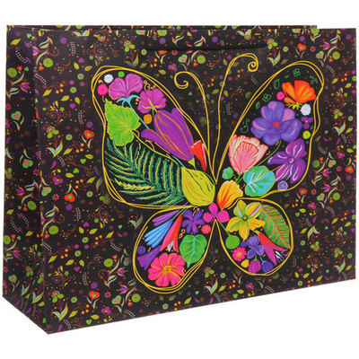 Пакет подарочный «Яркие краски» 50*37*15 см, микс