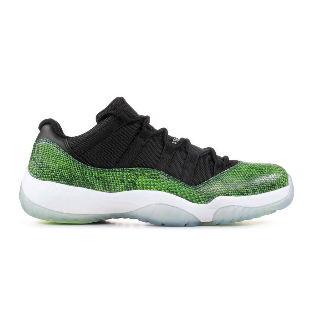 Air Jordan 11 Low Green Snakeskin