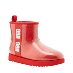 UGG Classic Clear Mini Samba Red
