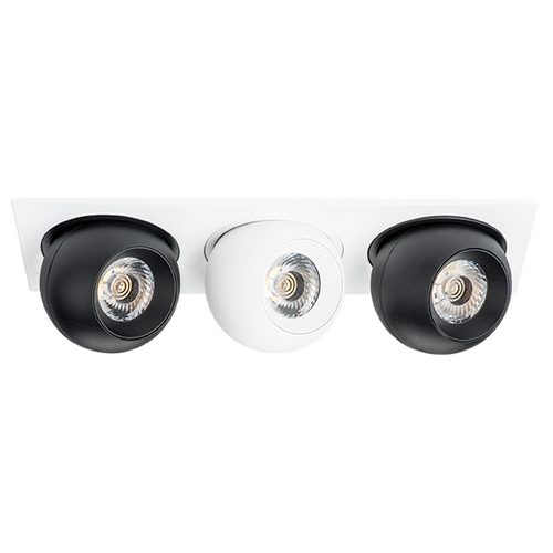 i536746474 Светильник INTERO LED 9W*3 850LM*3 24G БЕЛЫЙ/ЧЕРНЫЙ 4000K (217536+217074+217064+217074)