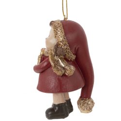 GAEM Фигурка декоративная подвесная "Девочка", L5 W5 H10 см, 2в.