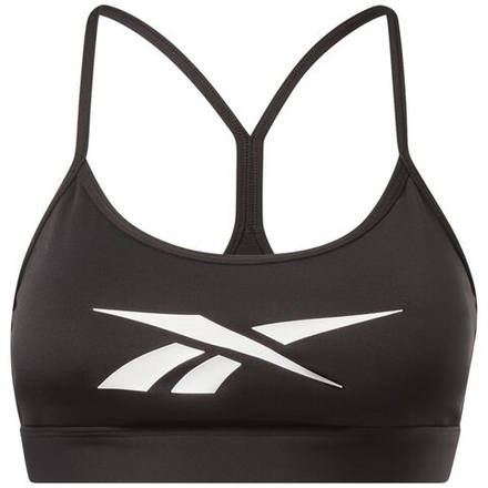 Теннисный бюстгальтер Reebok Lux Skinny Strap Medium Support Sports Bra - black
