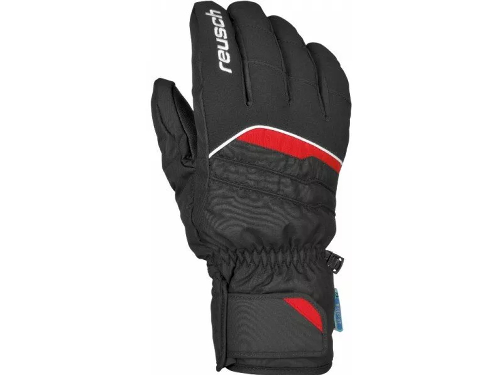 4001236  перчатки Reusch Falls Creek R-TEX® XT, цв.705 black / fire red, Men, р.9