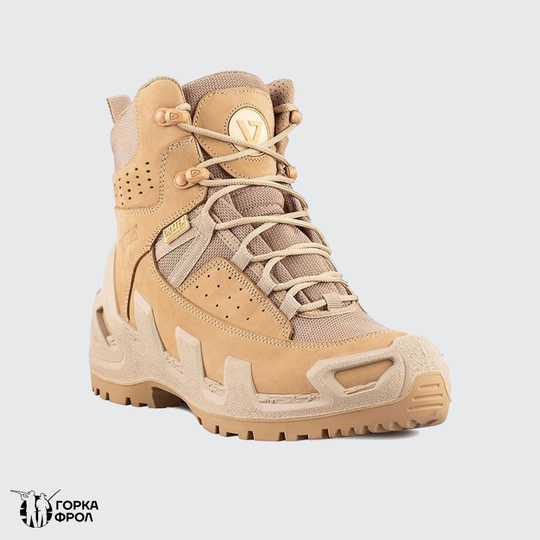 Ботинки тактические Vaneda V-Clutch Pro Mid Dry-Tex бежевые демисезонные