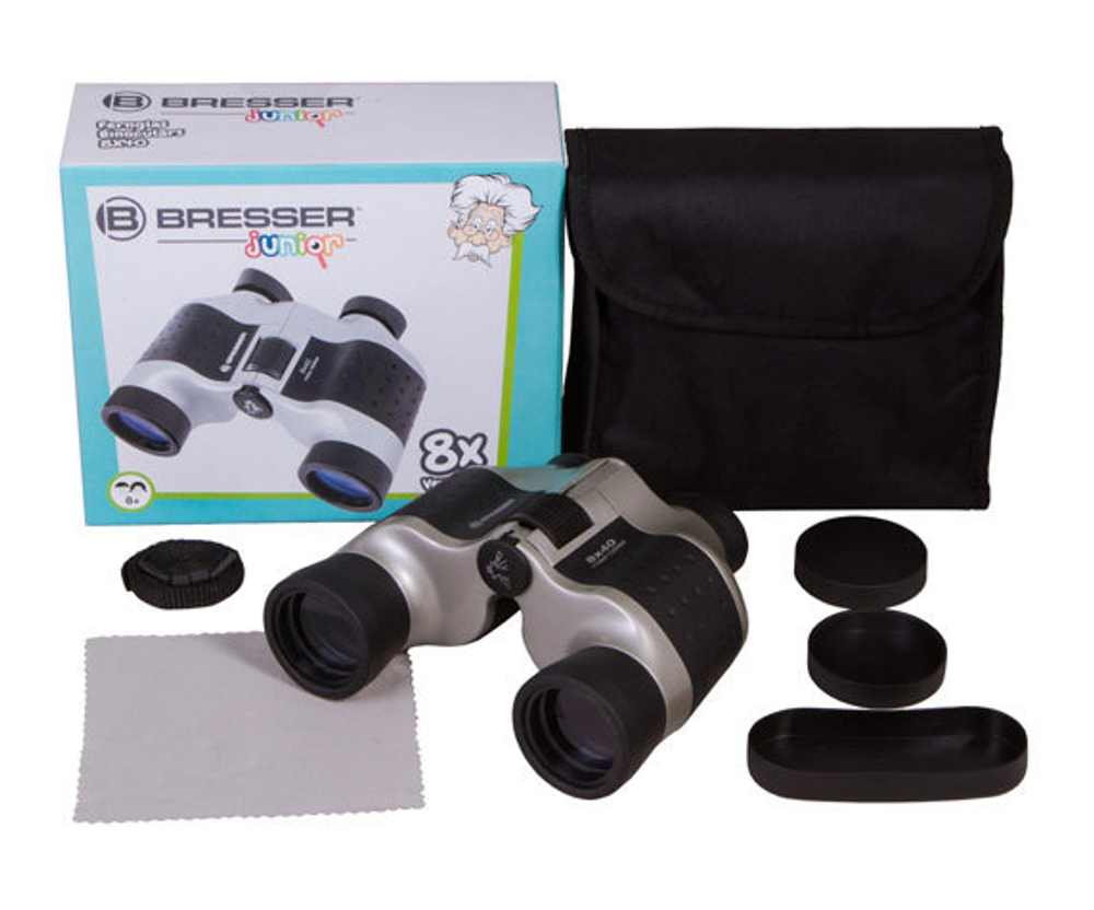 Бинокль детский Bresser Junior 8x40 - фото 2 - комплект поставки