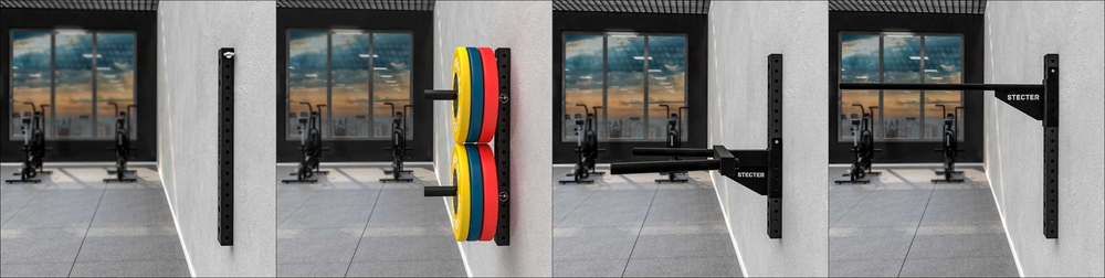 Настенный многофункциональный кронштейн "Линия" 80х60 мм