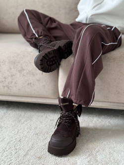 Ботинки из натуральной замши