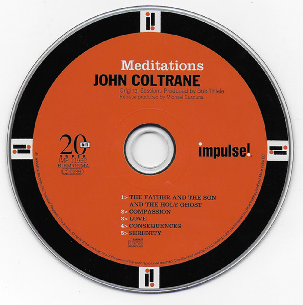 John Coltrane / Meditations (CD)