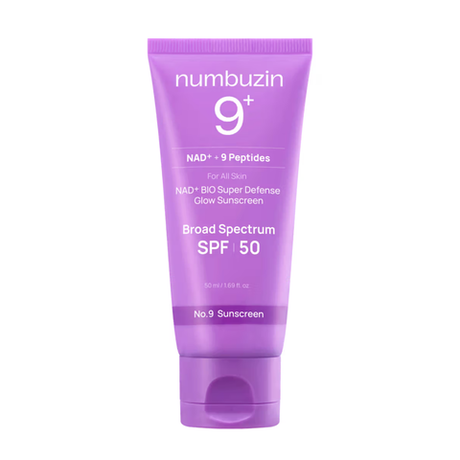 Numbuzin No.9 NAD+ BIO Super Defense Glow Sunscreen 50ml
