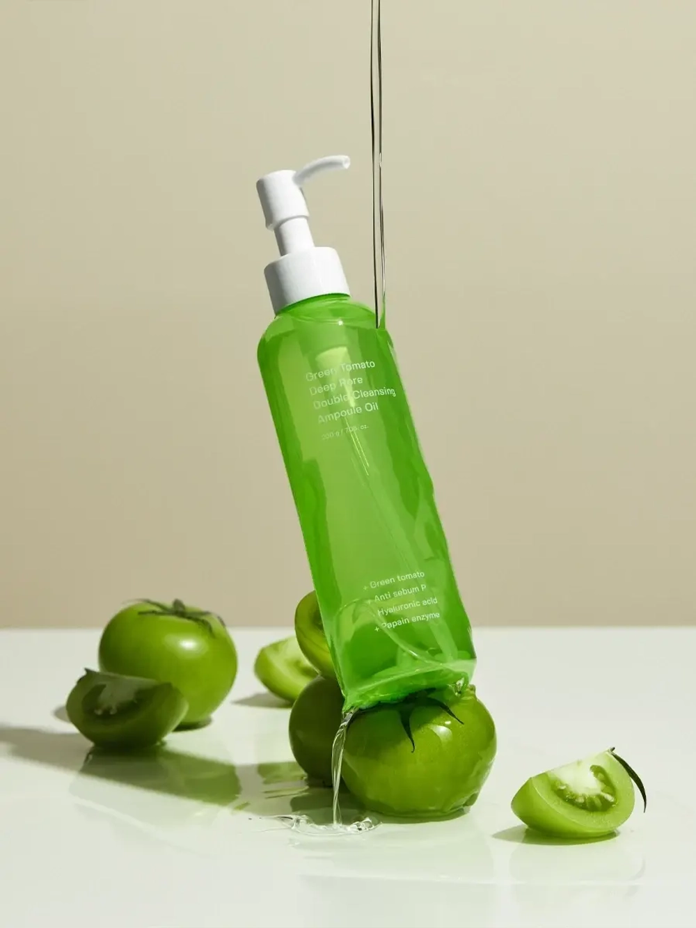 Sungboon Editor Ампульное гидрофильное масло с экстрактом зелёного томата Green Tomato Double Cleansing Ampoule Oil 200 мл