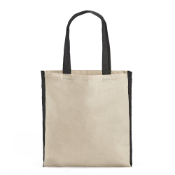 BAZAR. Сумка из 100% хлопка Чёрный