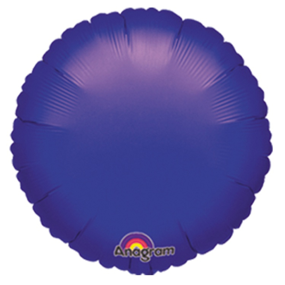 Шар фольгированный Круг 45 см (Фиолетовый)