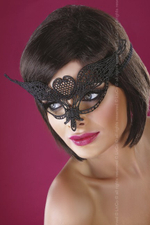 Чёрная ажурная маска Mask Black Model 10 (Цвет: черный)